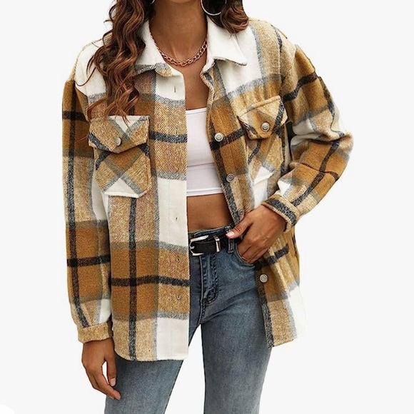 Plaid Shacket - Picture 1 of 6